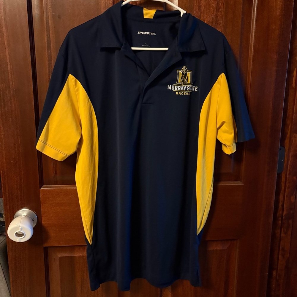 Murray State Racers Navy and Yellow Polo Shirt